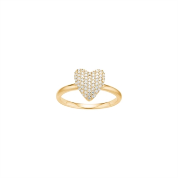 Joanli Nor REBECCANOR Ring in vergoldetem Sterlingsilber m. Zirkonia